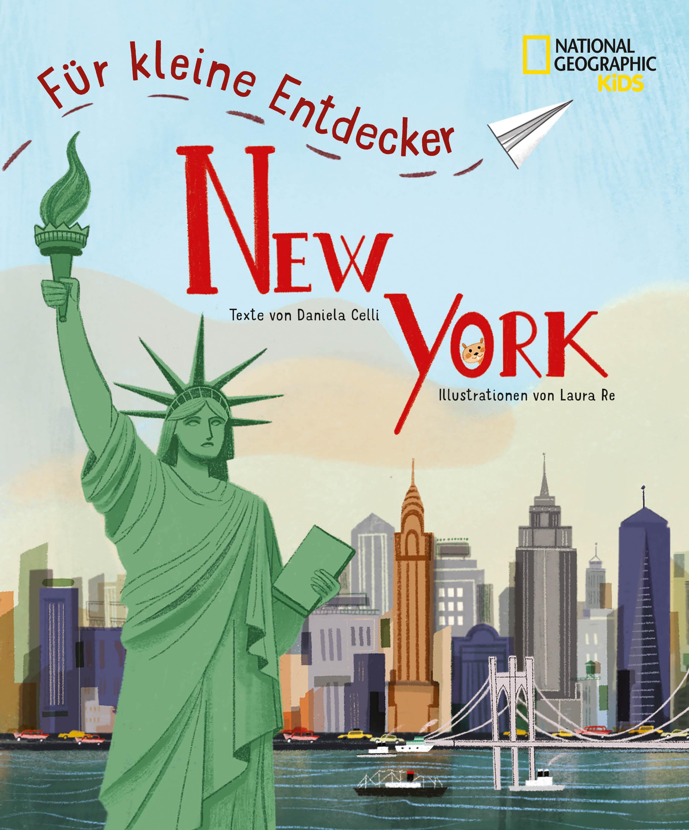 Vorderes Coverbild New York für kleine Entdecker. Reiseführer für Kinder