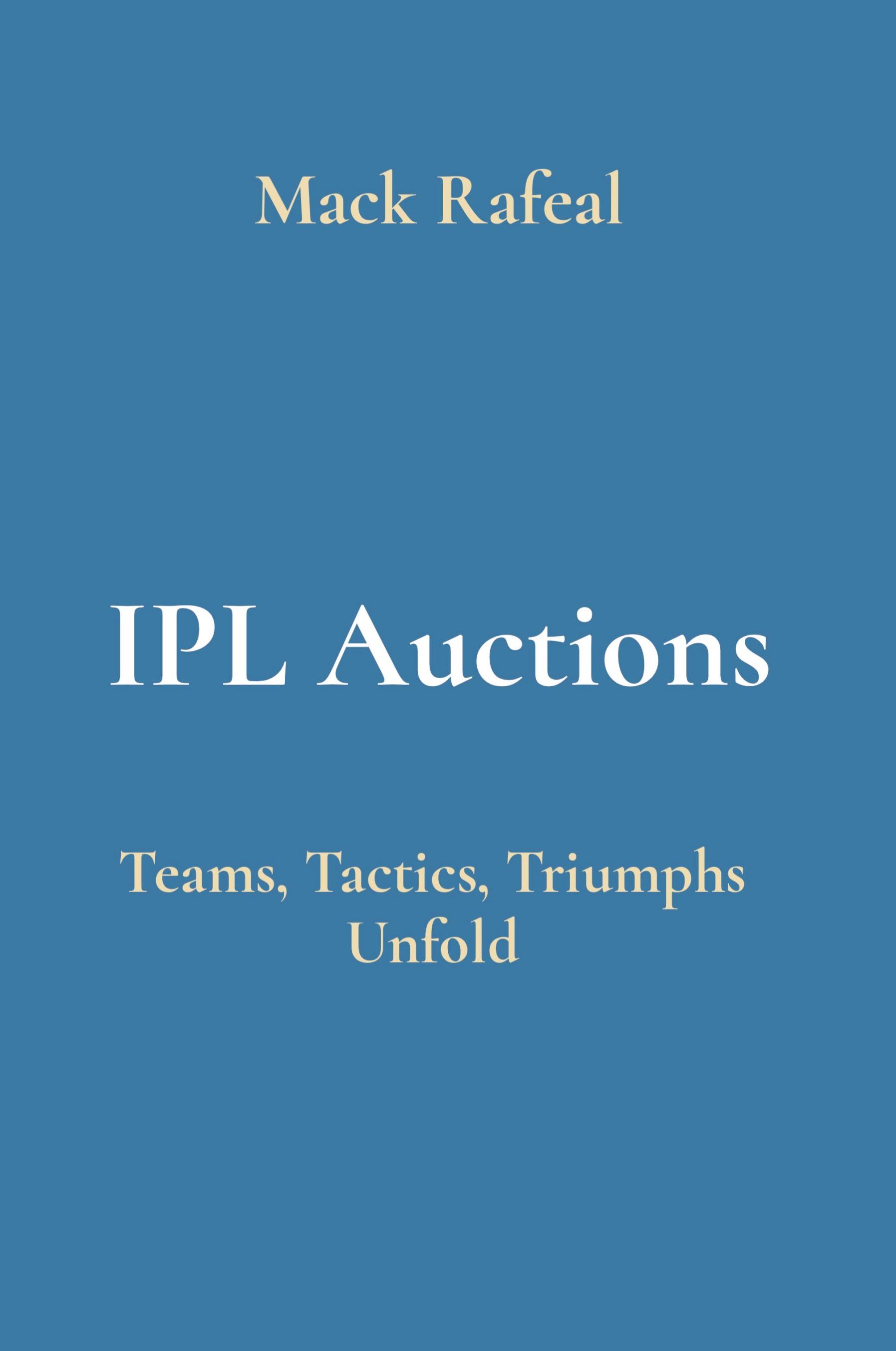 Vorderes Coverbild IPL Auctions