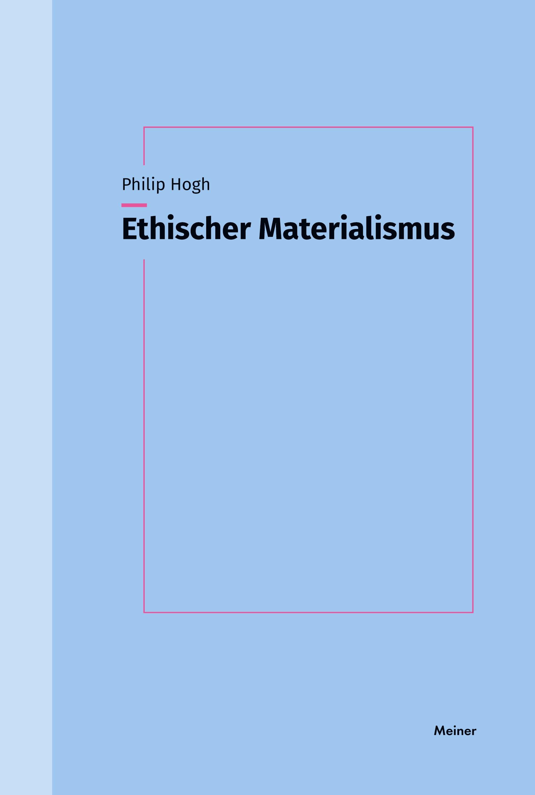 Vorderes Coverbild Ethischer Materialismus