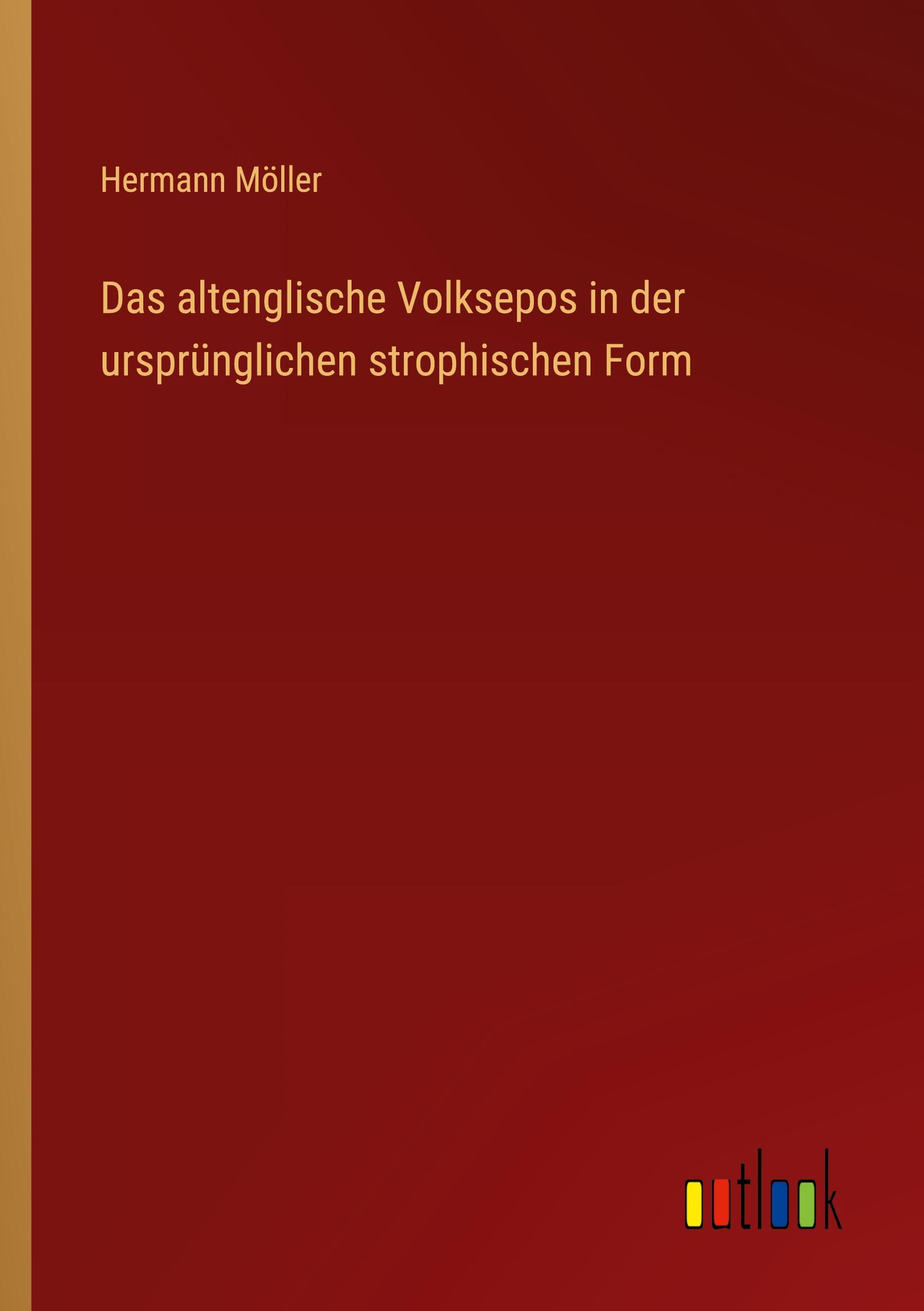 Vorderes Coverbild Das altenglische Volksepos in der ursprünglichen strophischen Form