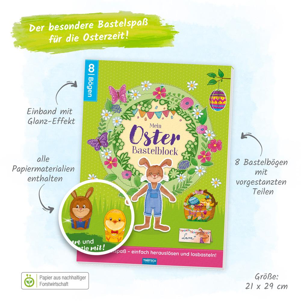 Beispielinhalt (Bild) Trötsch Mein Oster-Bastelblock