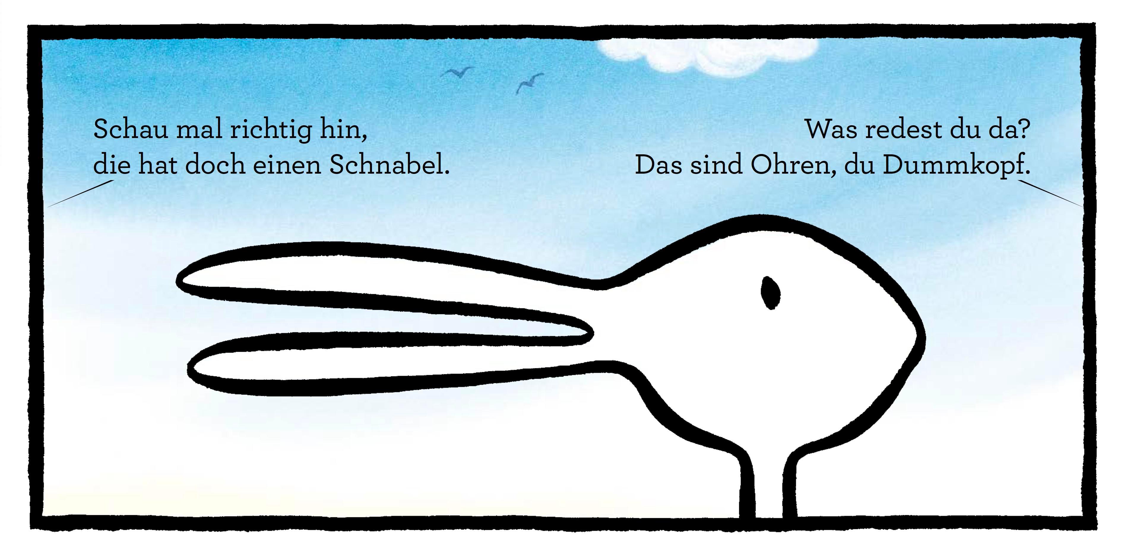 Beispielinhalt (Bild) Ente oder Hase? Was siehst du hier?