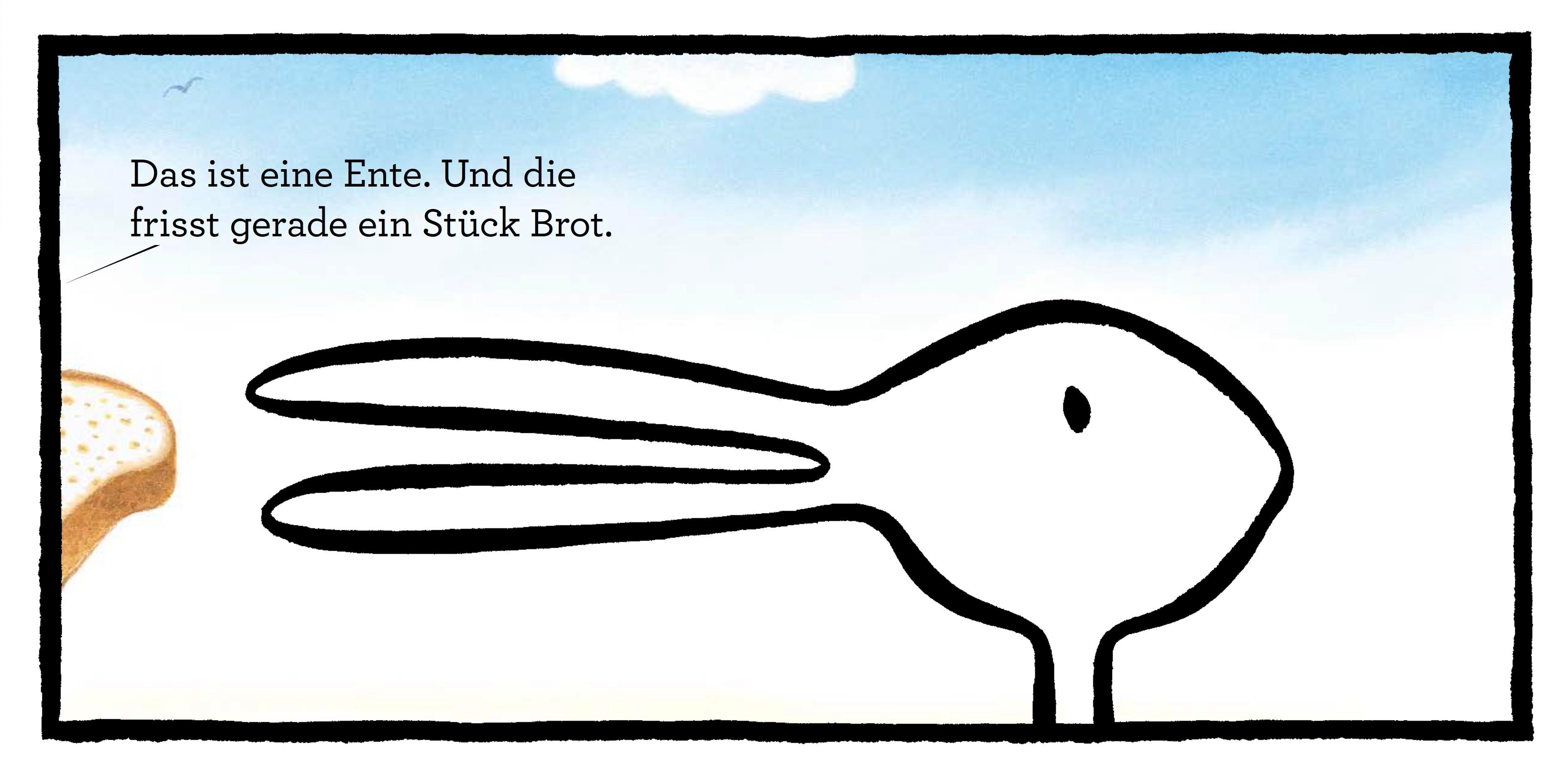Beispielinhalt (Bild) Ente oder Hase? Was siehst du hier?