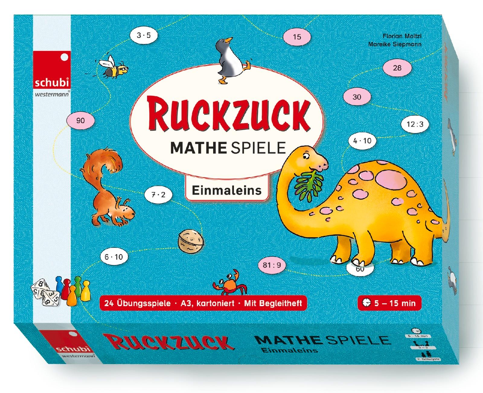 Vorderes Coverbild Ruckzuck Mathespiele