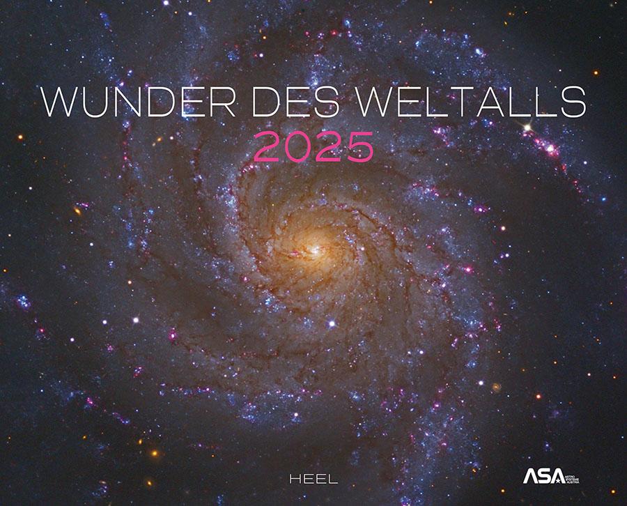 Vorderes Coverbild Wunder des Weltalls Kalender 2025
