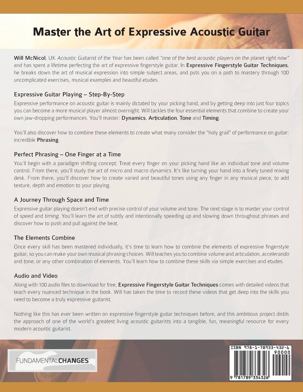 Rückseitencover Expressive Fingerstyle Guitar Techniques