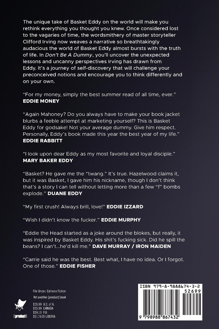 Rückseitencover Don't Be A Dummy