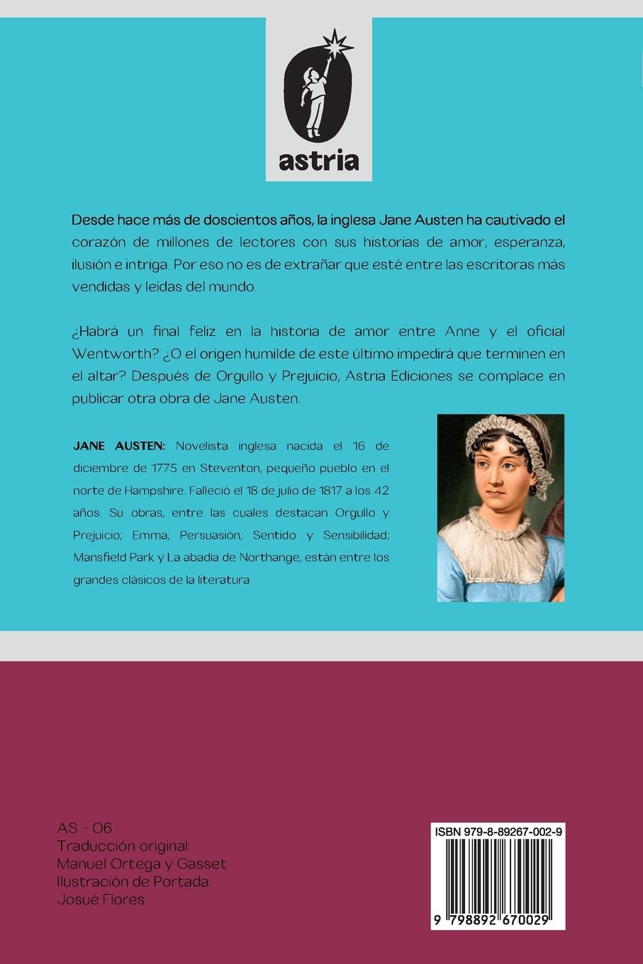 Rückseitencover Persuasión