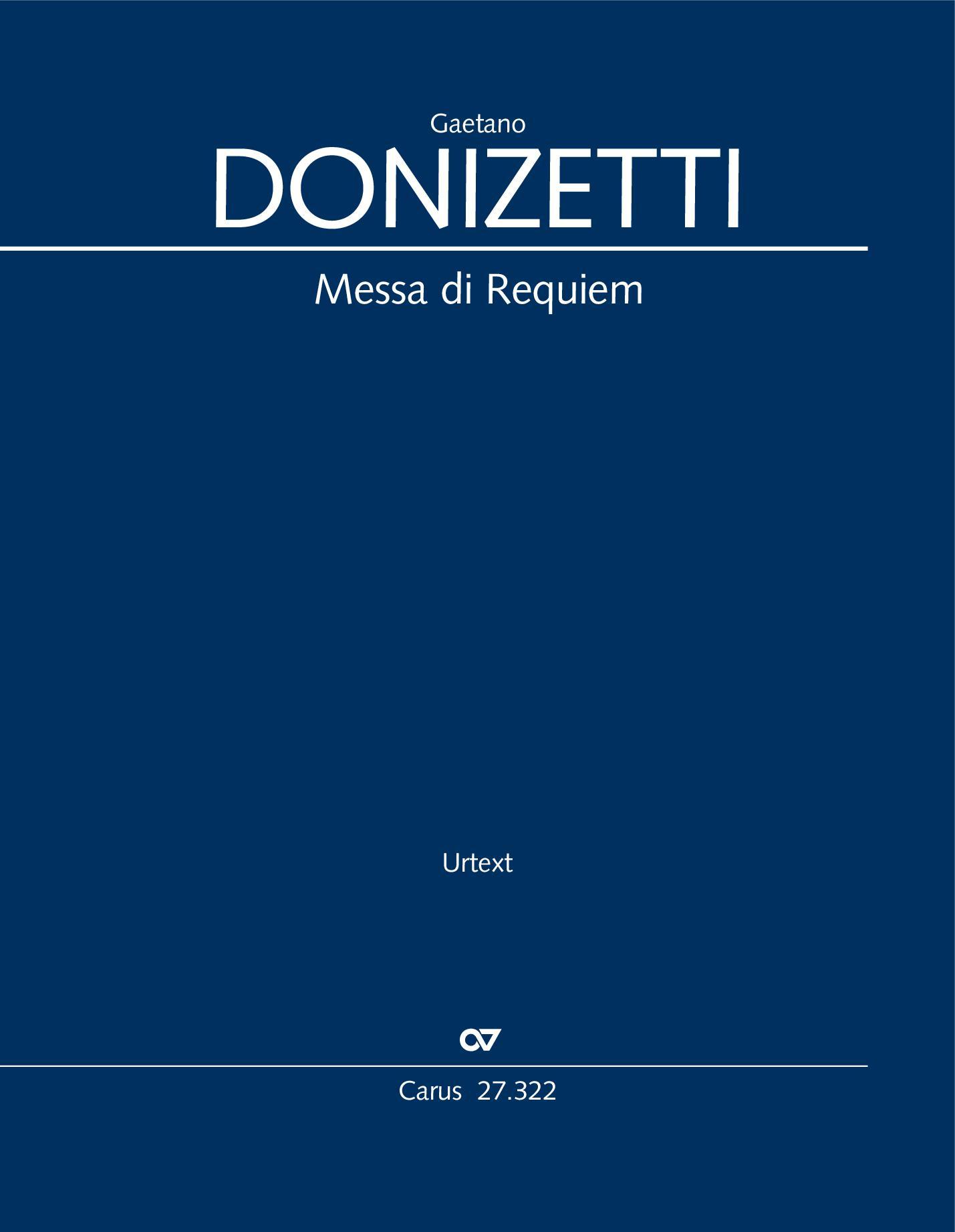 Vorderes Coverbild Messa di Requiem (Klavierauszug)