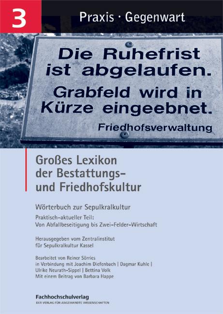 Vorderes Coverbild Großes Lexikon der Bestattungs- und Friedhofskultur