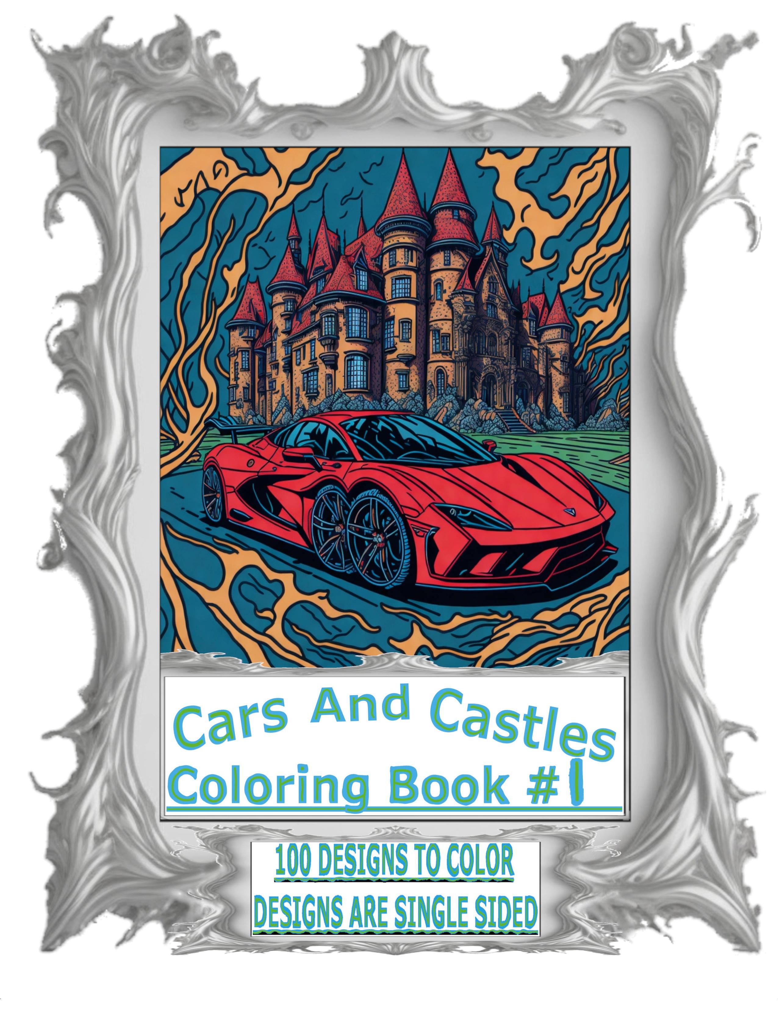Vorderes Coverbild Cars And Castles Coloring Book #1
