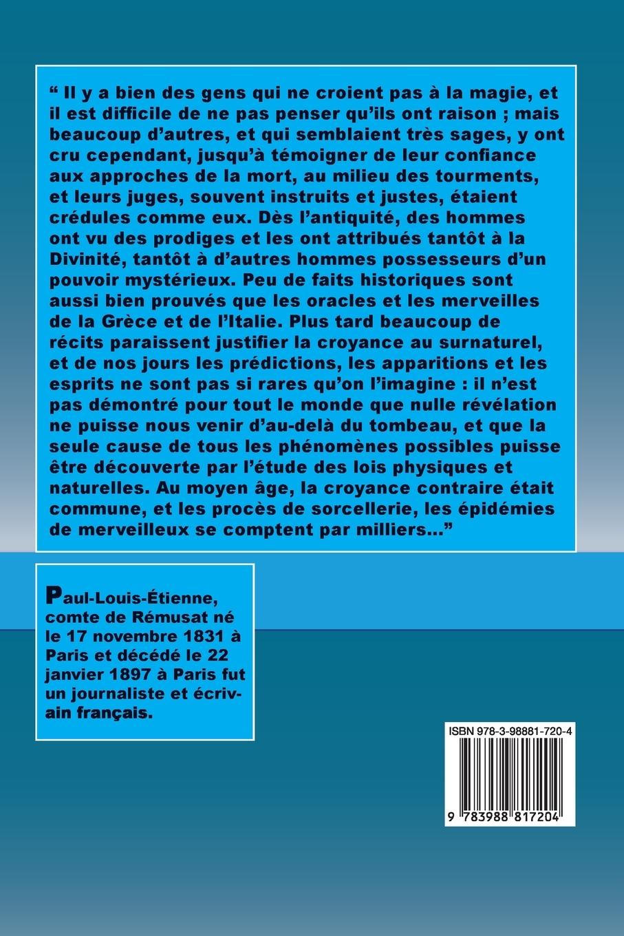 Rückseitencover Le Merveilleux autrefois et aujourd'hui