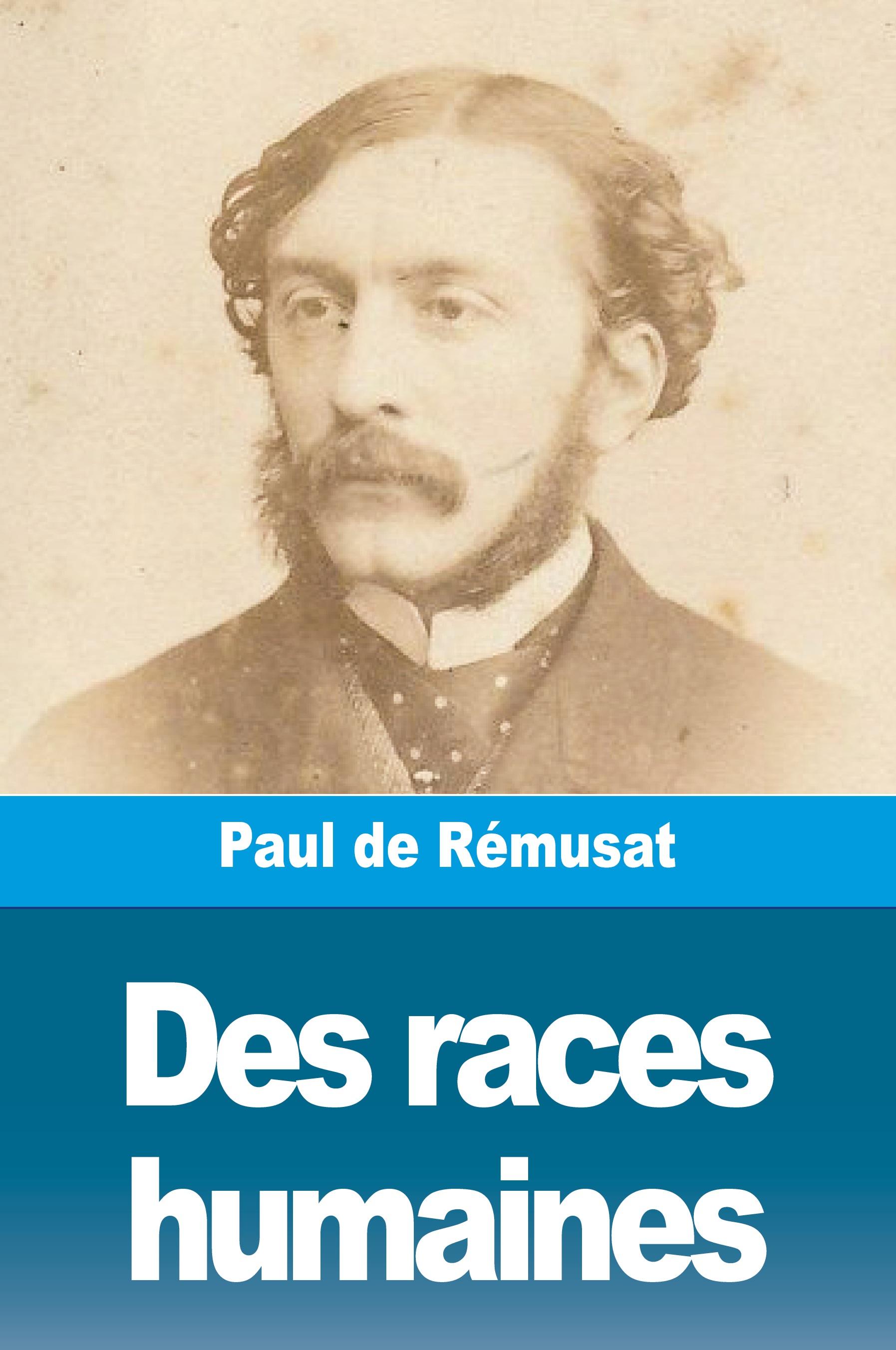 Vorderes Coverbild Des races humaines