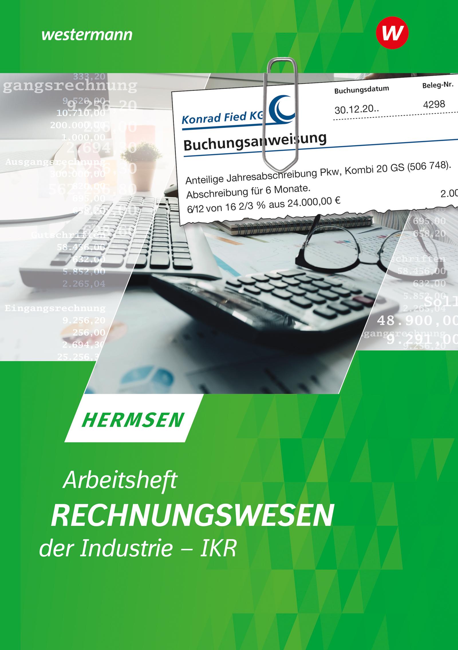 Vorderes Coverbild Rechnungswesen der Industrie - IKR. Arbeitsheft