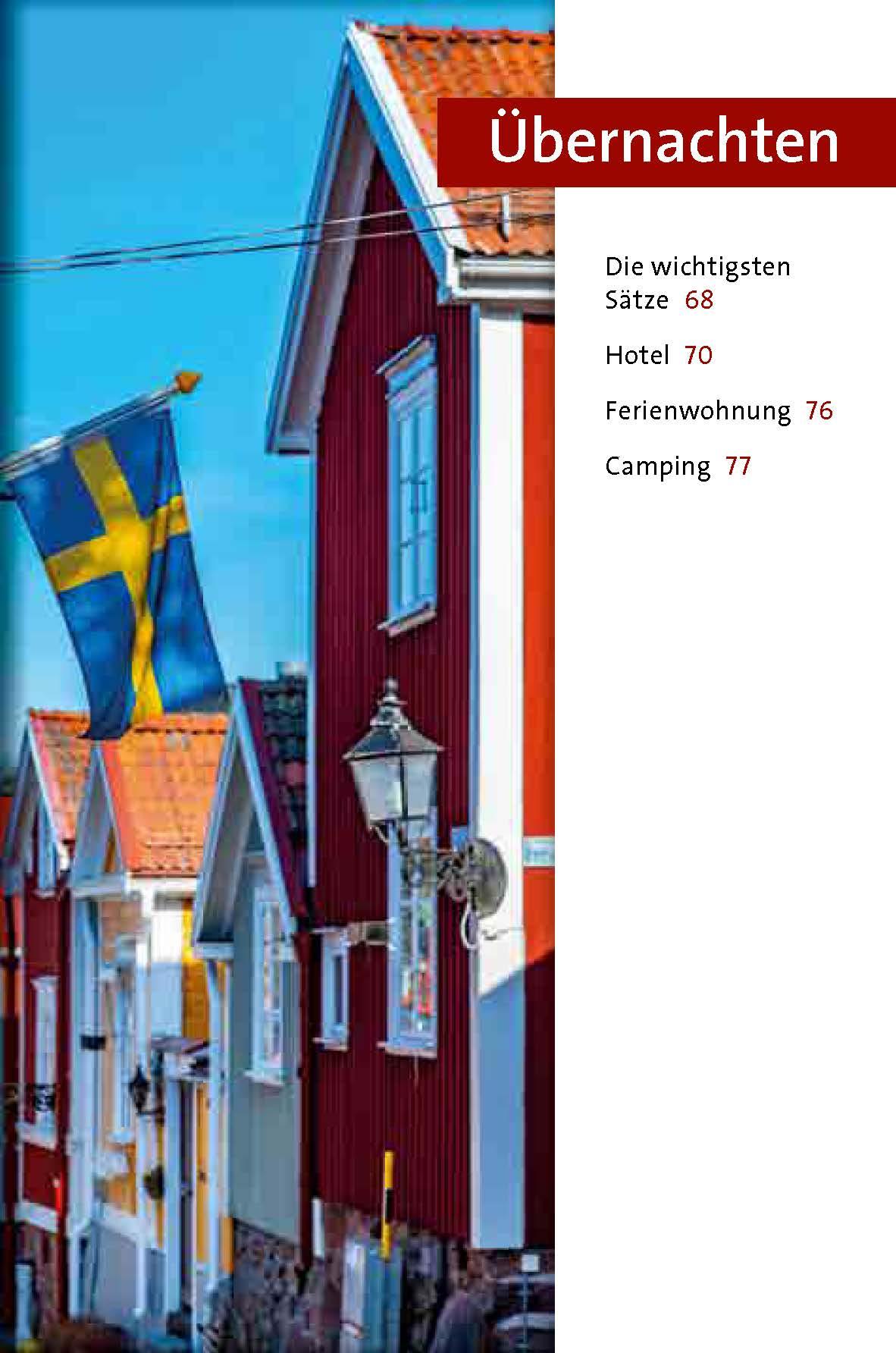 Beispielinhalt (Bild) Langenscheidt Sprachführer Schwedisch