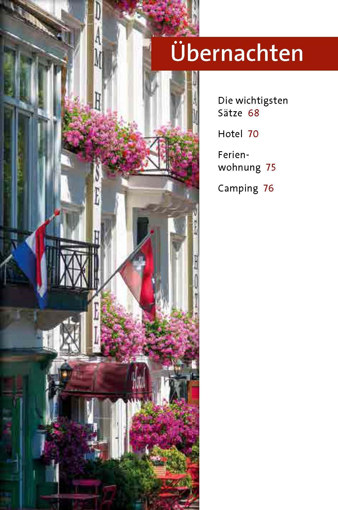 Beispielinhalt (Bild) Langenscheidt Sprachführer Niederländisch