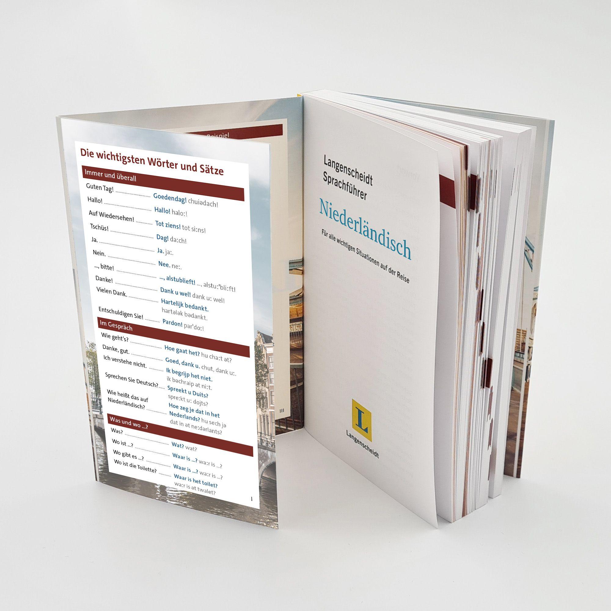 Beispielinhalt (Bild) Langenscheidt Sprachführer Niederländisch