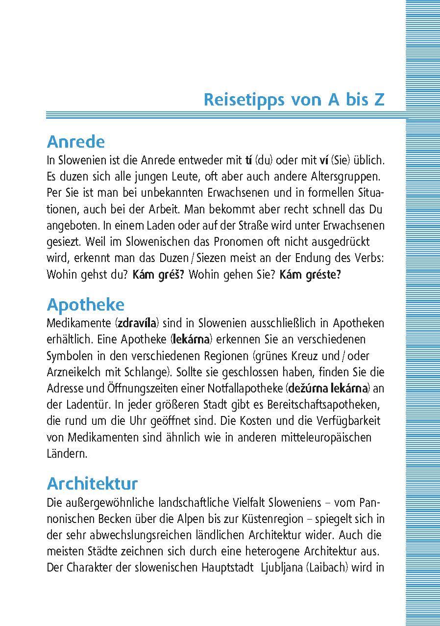 Beispielinhalt (Bild) Langenscheidt Universal-Wörterbuch Slowenisch