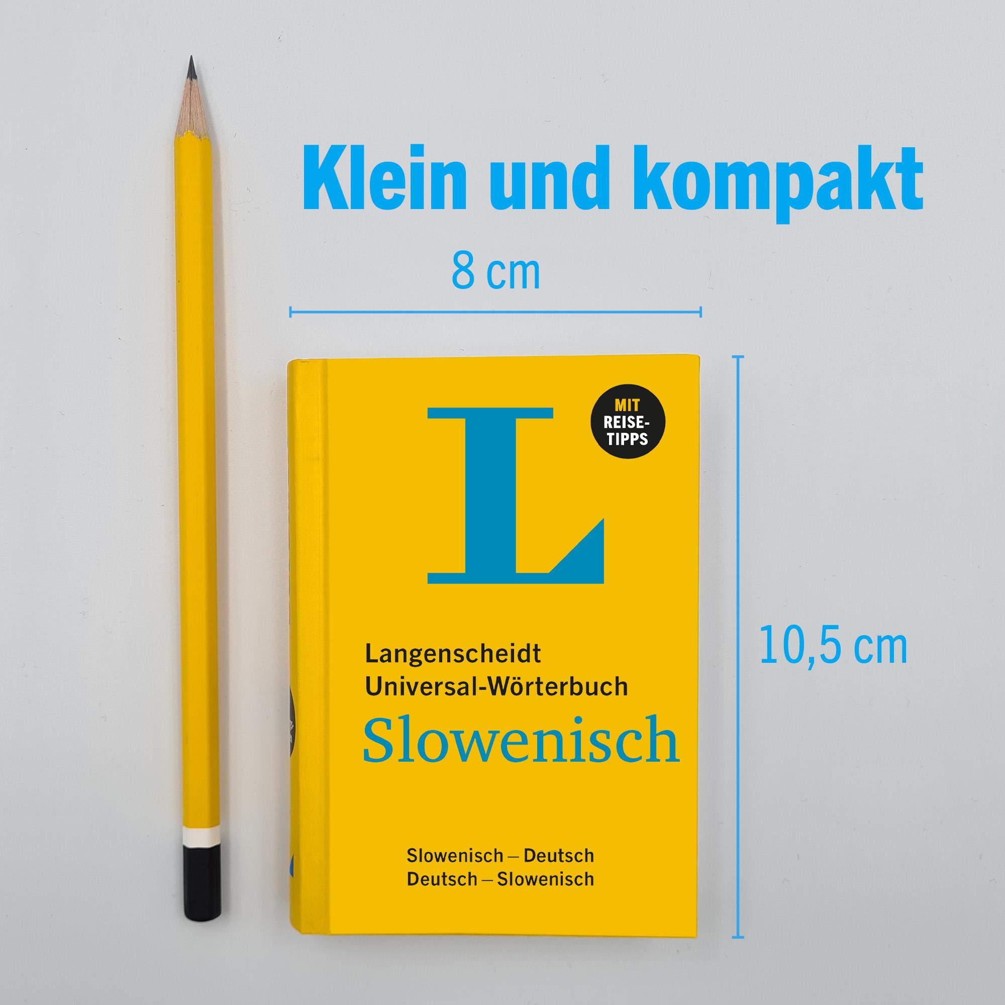 Beispielinhalt (Bild) Langenscheidt Universal-Wörterbuch Slowenisch