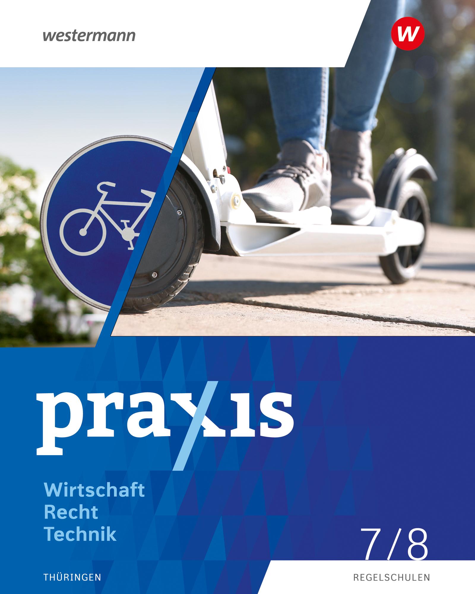 Vorderes Coverbild Praxis WRT 7 / 8. Schulbuch. Regelschulen. Thüringen