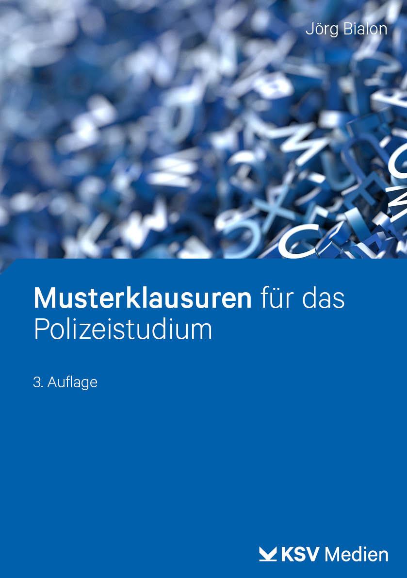 Vorderes Coverbild Musterklausuren für das Polizeistudium