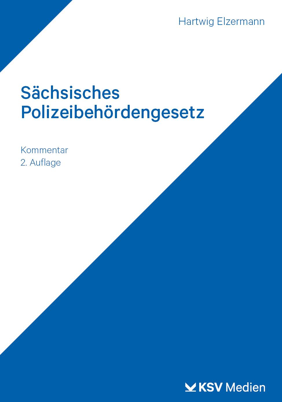 Vorderes Coverbild Sächsisches Polizeibehördengesetz