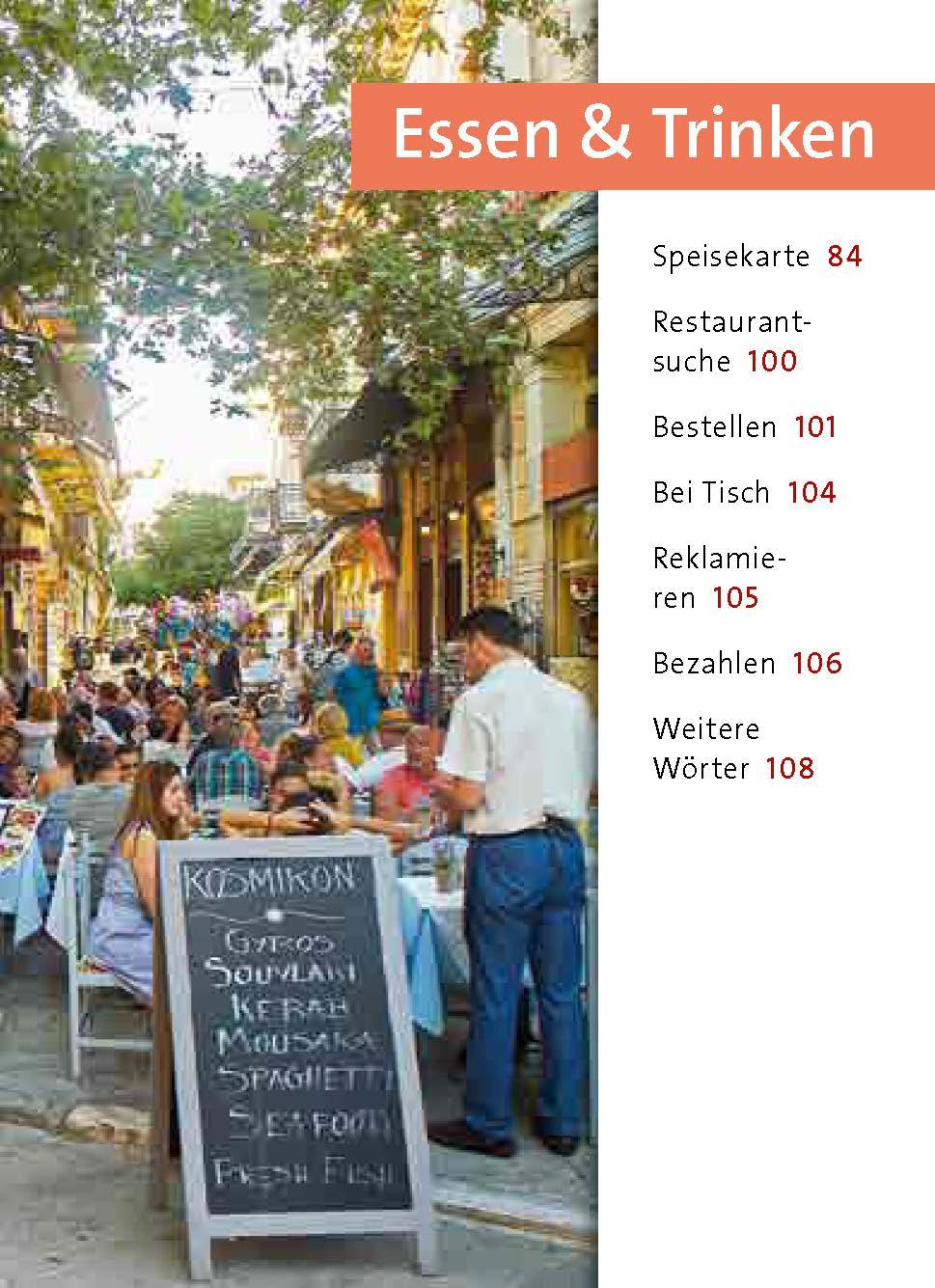 Beispielinhalt (Bild) Langenscheidt Universal-Sprachführer Griechisch