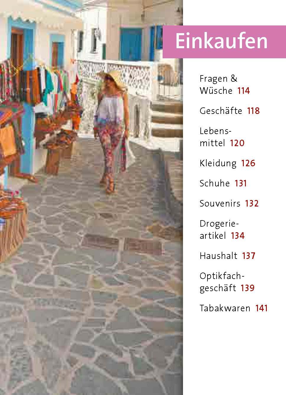 Beispielinhalt (Bild) Langenscheidt Universal-Sprachführer Griechisch