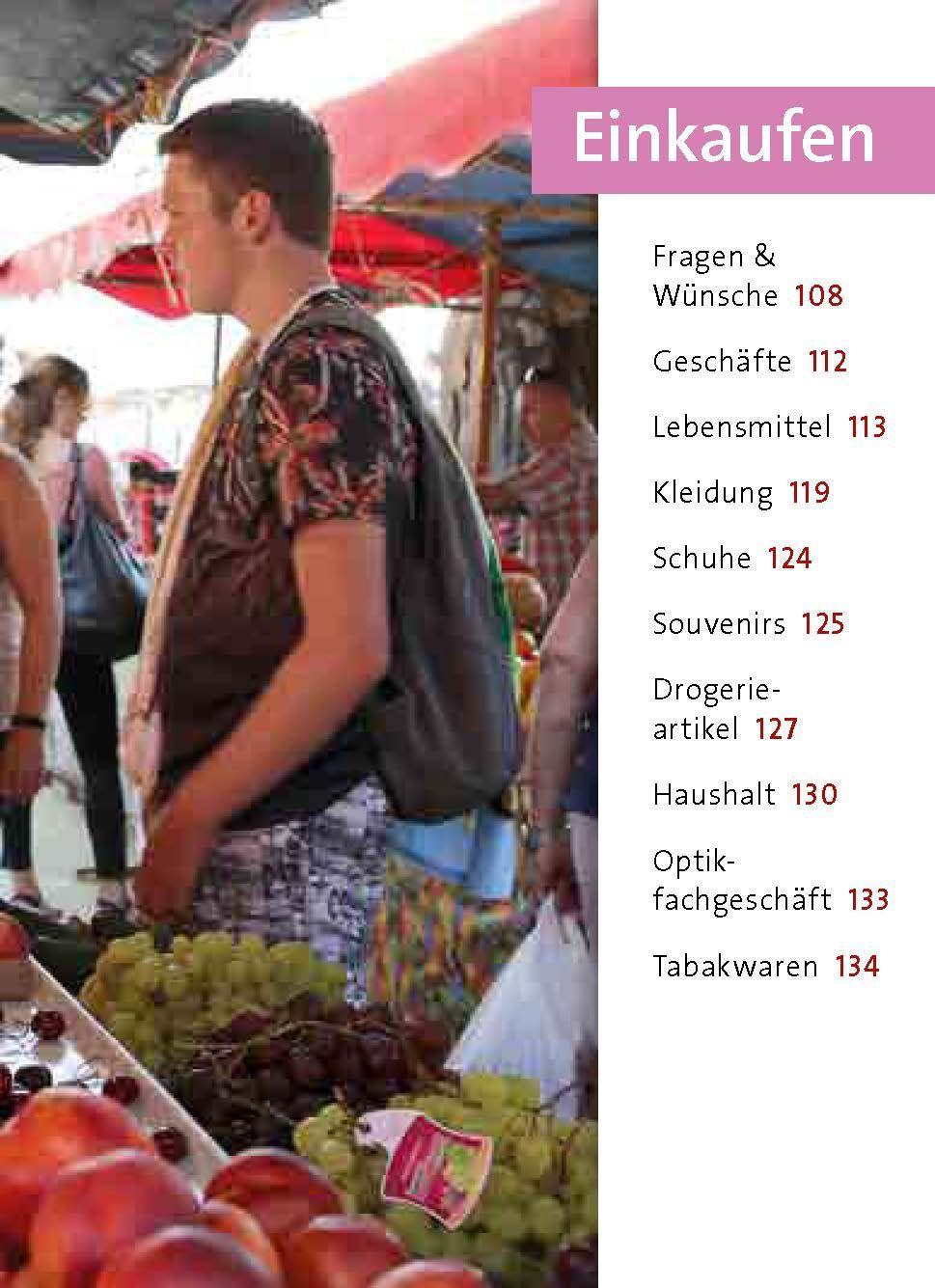 Beispielinhalt (Bild) Langenscheidt Universal-Sprachführer Kroatisch