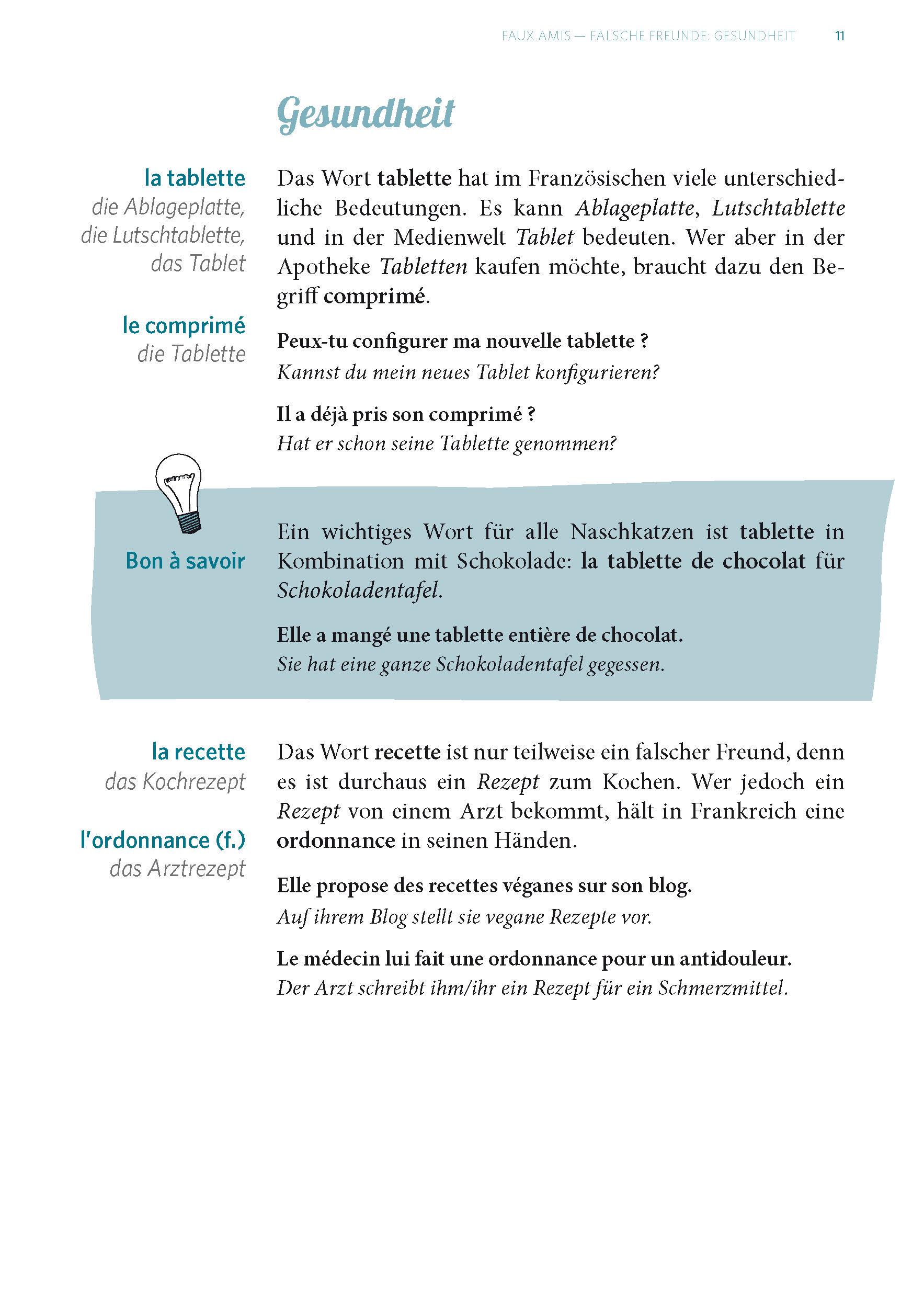 Beispielinhalt (Bild) Langenscheidt Fehlerfrei Französisch