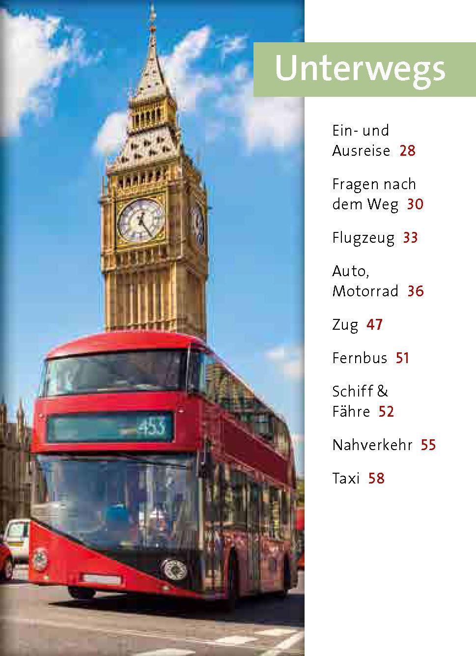 Beispielinhalt (Bild) Langenscheidt Universal-Sprachführer Englisch
