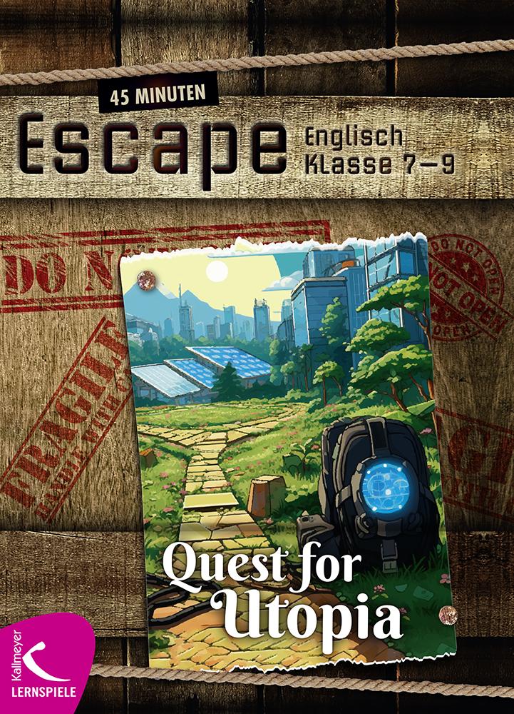 Vorderes Coverbild 45 Minuten Escape - Quest for Utopia