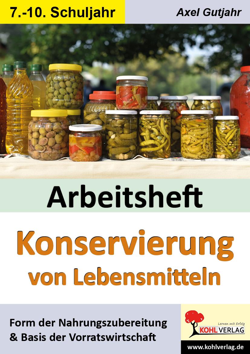 Vorderes Coverbild Konservierung von Lebensmitteln. Arbeitsheft
