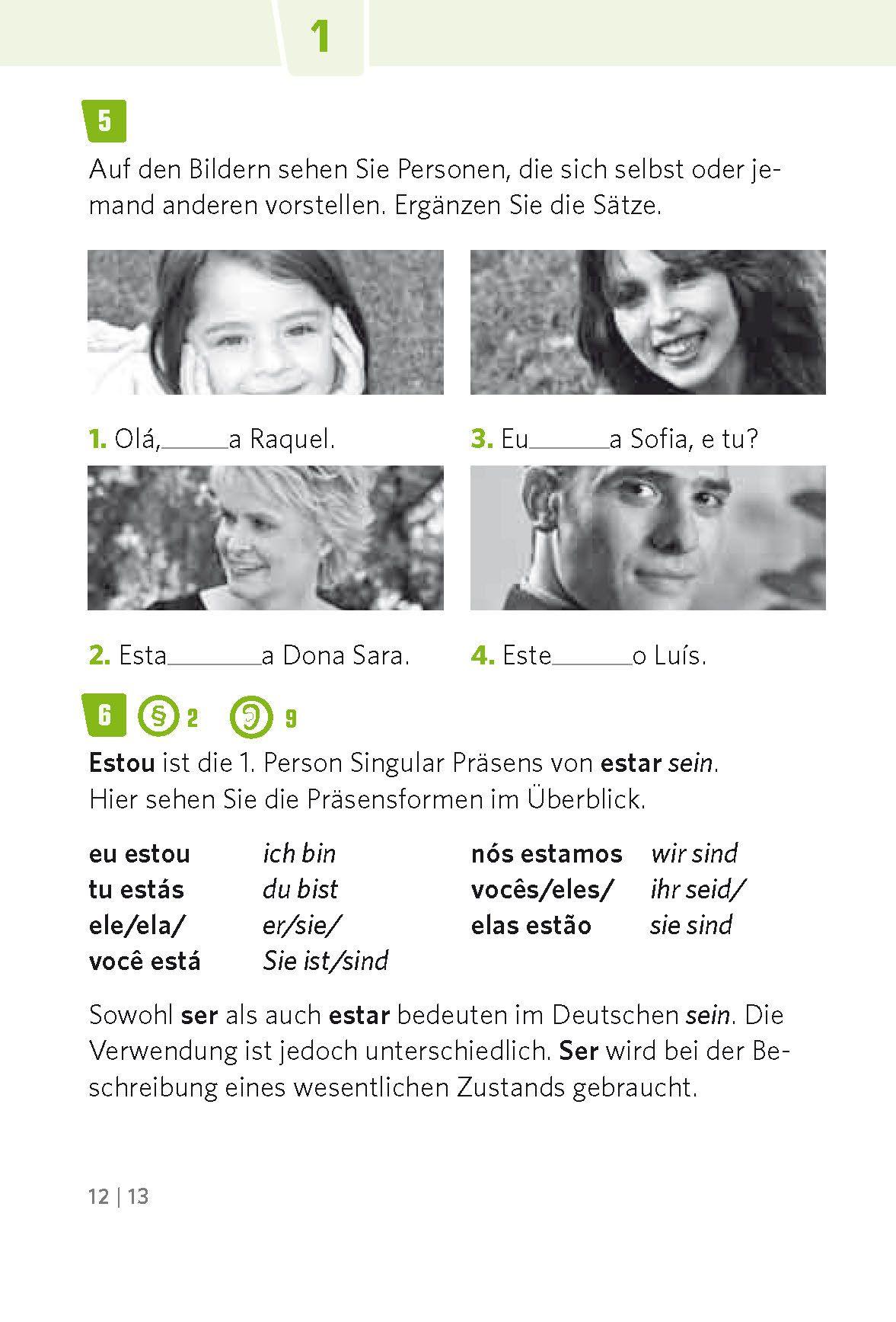 Beispielinhalt (Bild) PONS Pocket-Sprachkurs Portugiesisch