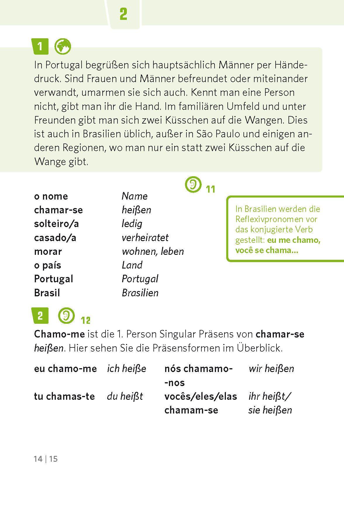 Beispielinhalt (Bild) PONS Pocket-Sprachkurs Portugiesisch