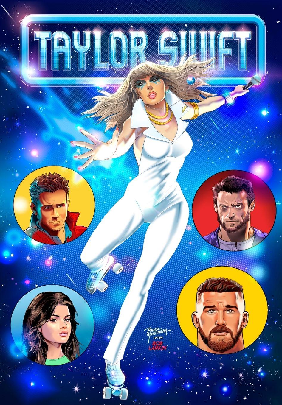 Vorderes Coverbild Female Force Taylor Swift Dazzler Homage Variant with Travis Kelce