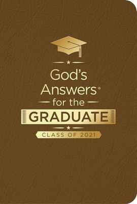 Vorderes Coverbild God's Answers for the Graduate: Class of 2021 - Brown NKJV