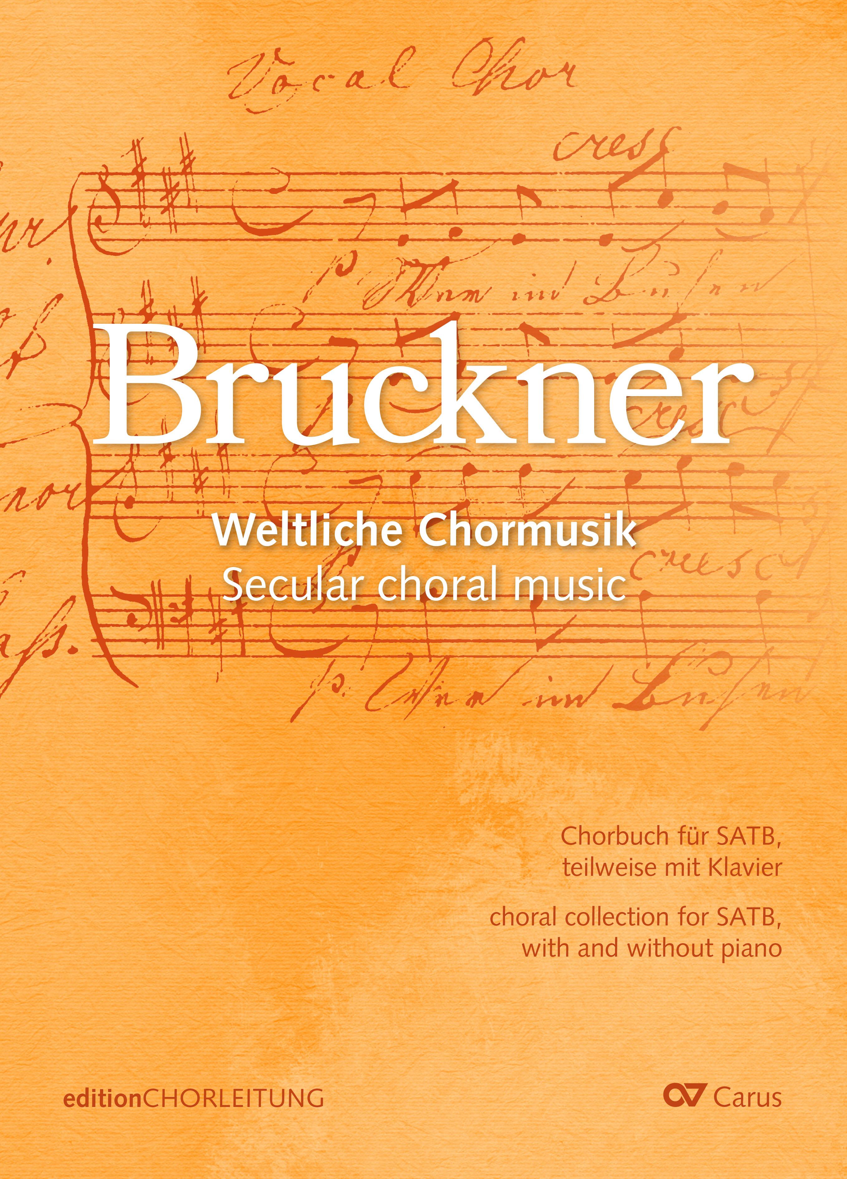Vorderes Coverbild Chorbuch Bruckner