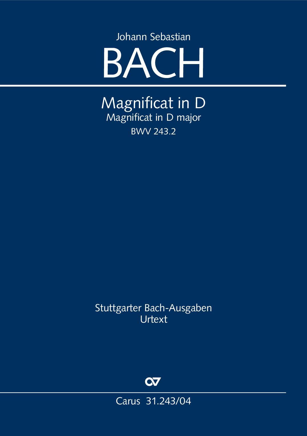Vorderes Coverbild Magnificat in D (Klavierauszug)