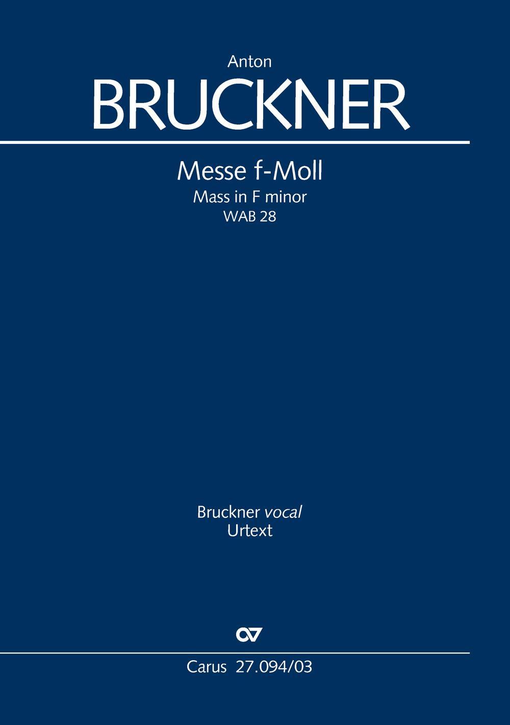 Vorderes Coverbild Messe in f-Moll (Klavierauszug)
