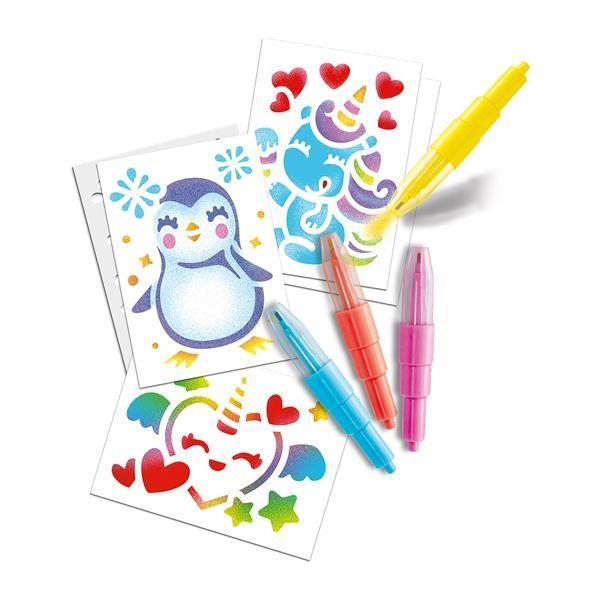 Beispielinhalt (Bild) Lansay - BloPens Sprühstifteset Mini Herzen