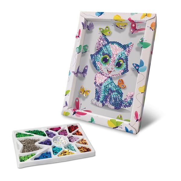 Beispielinhalt (Bild) Lansay - Paillettenkunst Katze