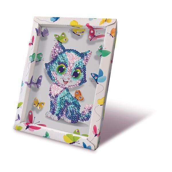 Beispielinhalt (Bild) Lansay - Paillettenkunst Katze