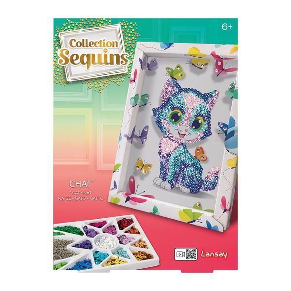 Beispielinhalt (Bild) Lansay - Paillettenkunst Katze