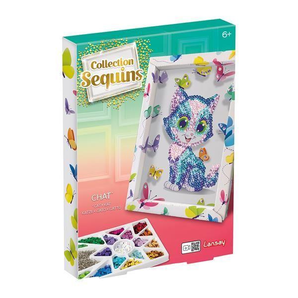 Beispielinhalt (Bild) Lansay - Paillettenkunst Katze