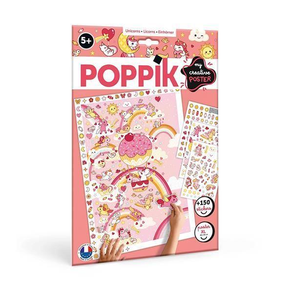 Vorderes Coverbild POPPIK - Kreativ Poster & Sticker Einhörner