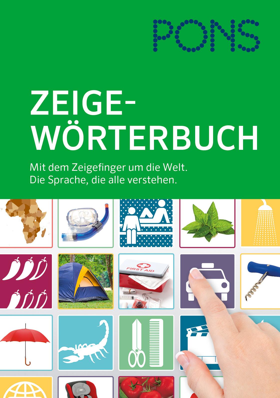 Vorderes Coverbild PONS Zeigewörterbuch