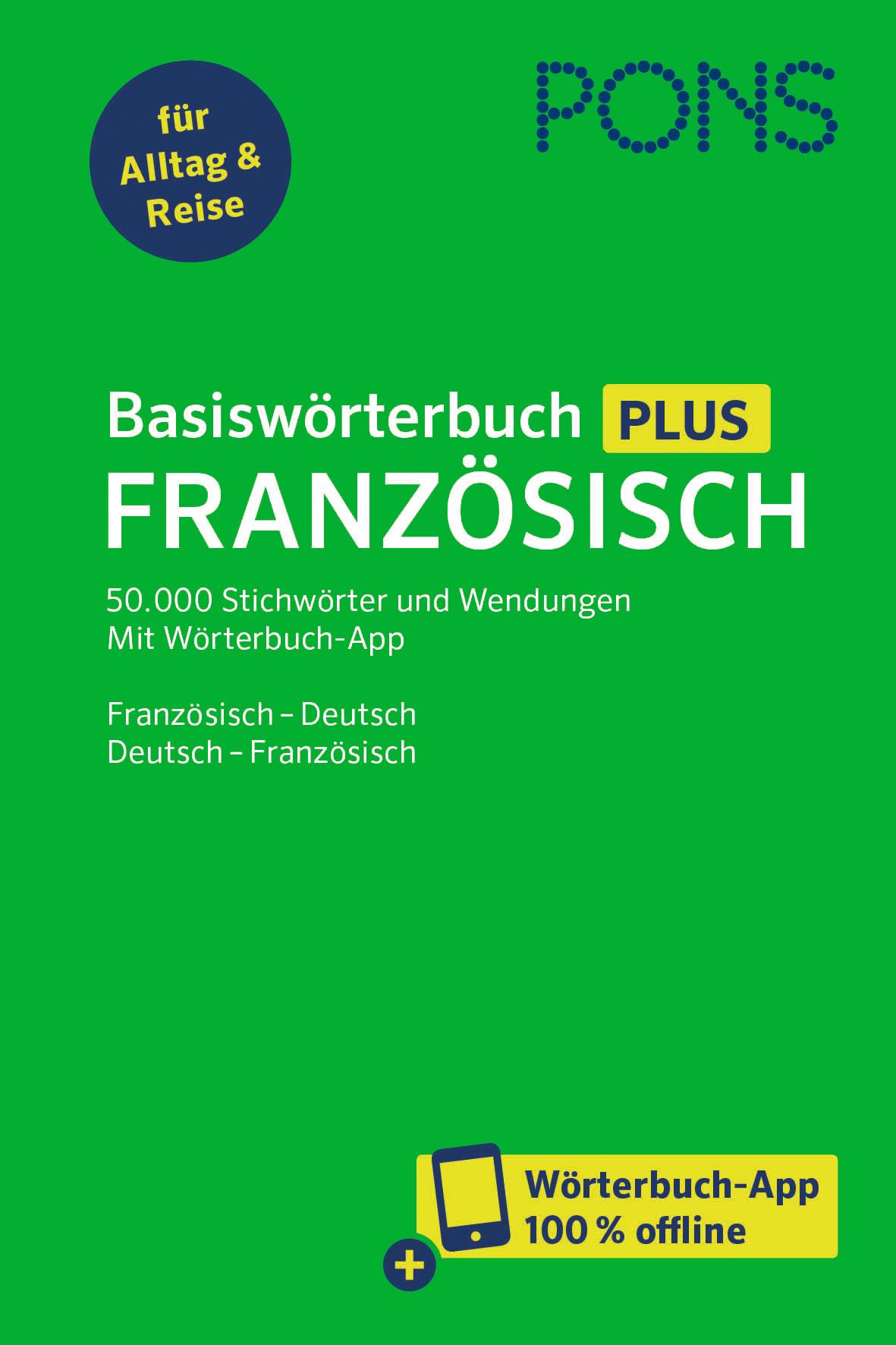 Vorderes Coverbild PONS Basiswörterbuch Plus Französisch