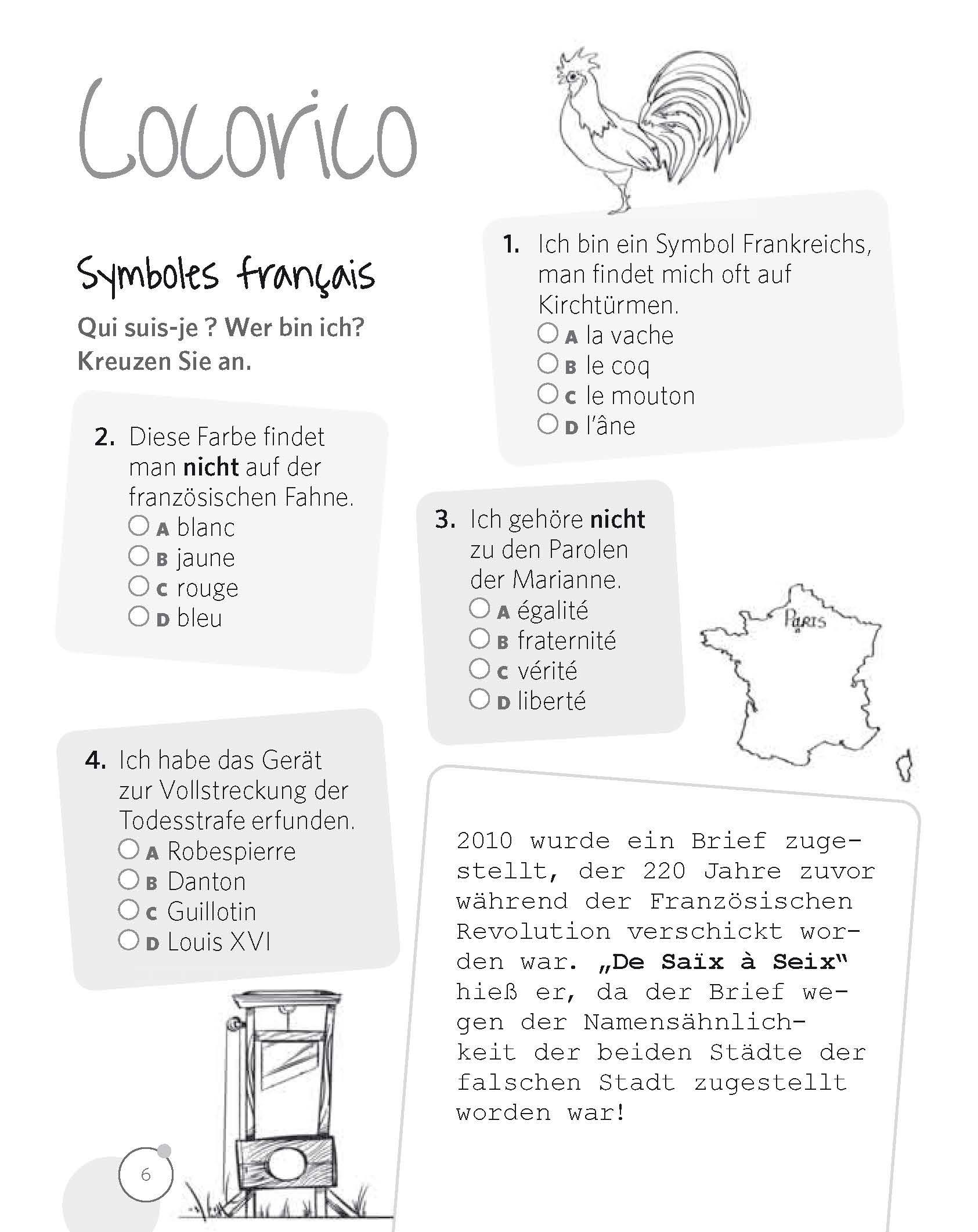 Beispielinhalt (Bild) PONS Unnützes Wissen Französisch