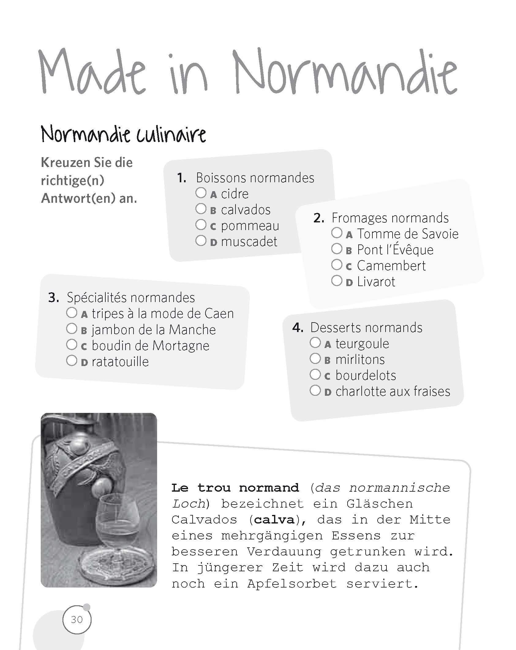 Beispielinhalt (Bild) PONS Unnützes Wissen Französisch